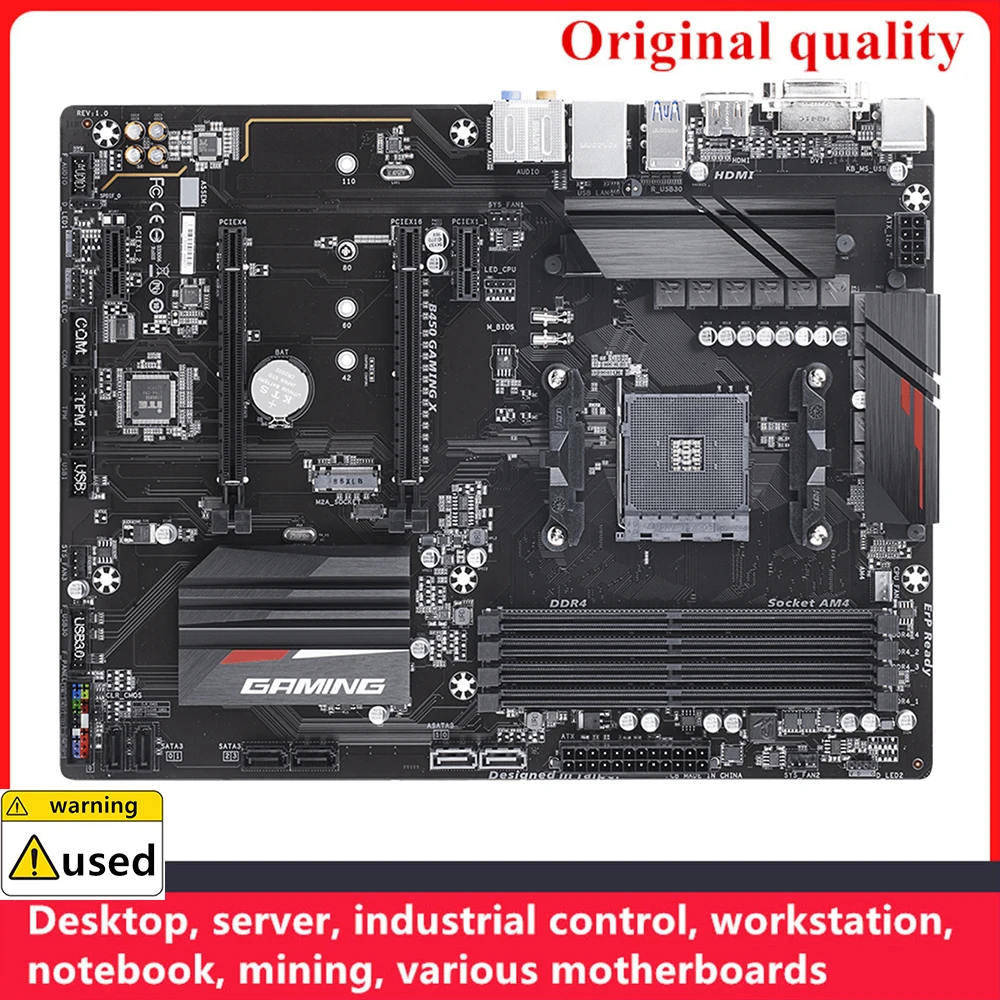 For B450 GAMING X Motherboards Socket AM4 DDR4 128GB For AMD B450 Desktop Mainboard M,2 NVME USB3.0