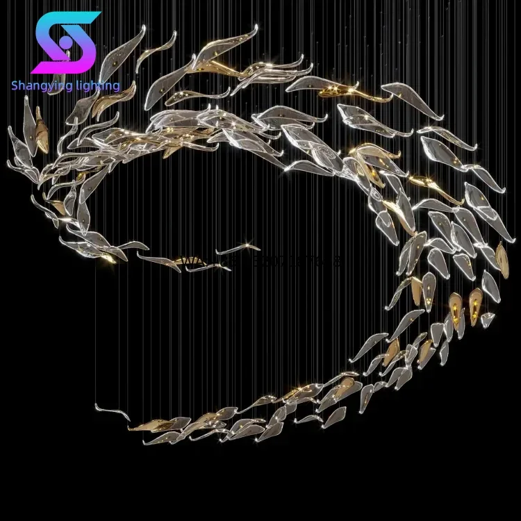 Contemporaneo per interni LED moderno industriale minimalista facile da appendere per scala regolabile in altezza