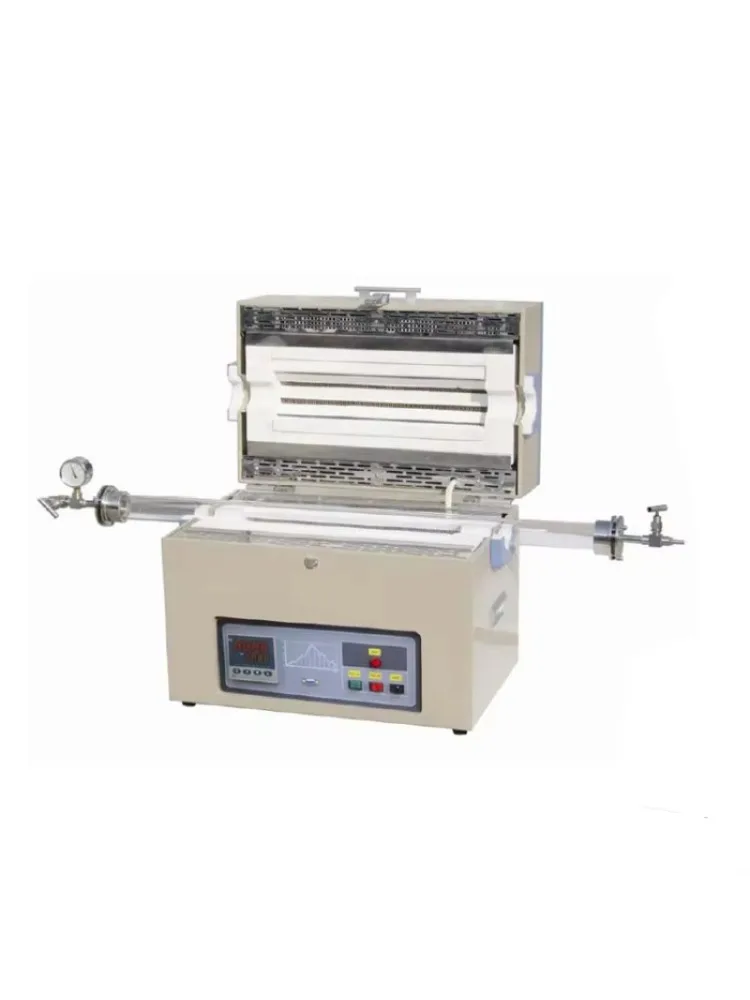 دراسة مختبرية على فرن أنبوبي مفتوح بدرجة حرارة واحدة كوارتز OTF-1200X