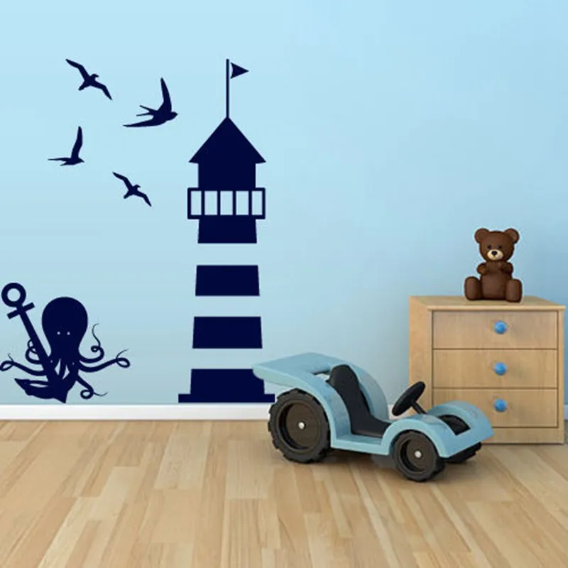 

Lighthouse Wall Sticker Vinyl Glass Decal Decor Mural Art Living KID Room Home Decoration