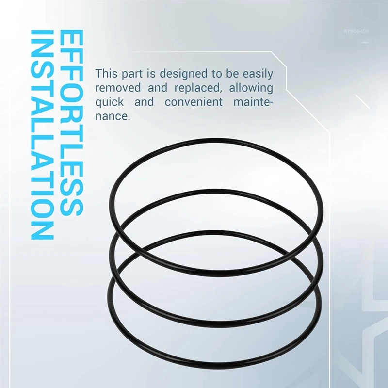 ABGR-3Pcs 87300400 Pool Filter O Ring Replacement For Pentair Clean And Clear, Warrior Aboveground, Predator, Easyclean