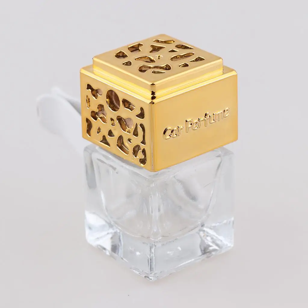 Car Decor Perfume Bottle Reusable Glass Fragrance Diffuser for Car Perfume and Home Decoration