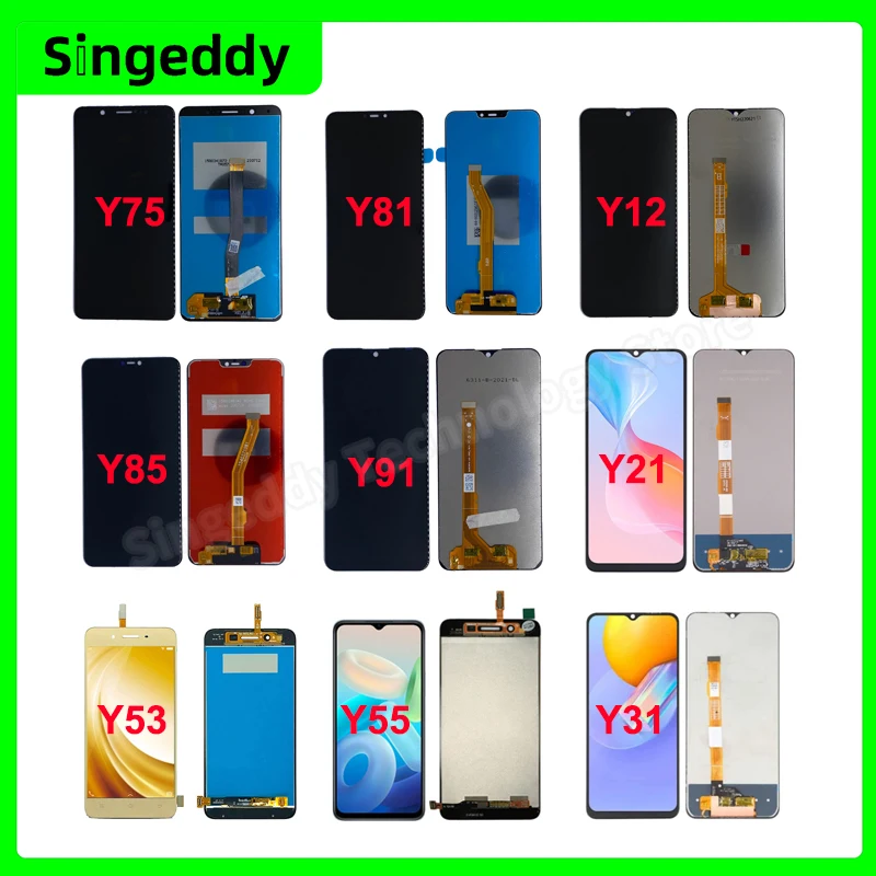 Touch Screen For VIVO, Y12 Y15 Y19 Y20 Y21 Y32 Y31 Y33S Y50 Y51 Y52S Y53 Y55 Y65 Y66 Y67 Y69 Y71 Y75 Y79 Y81 Y85 Y91 Y97 Y30 Y22