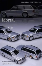 Mortal 1:64 MB S124 argento/metallizzato rosso limited599 modellino di auto