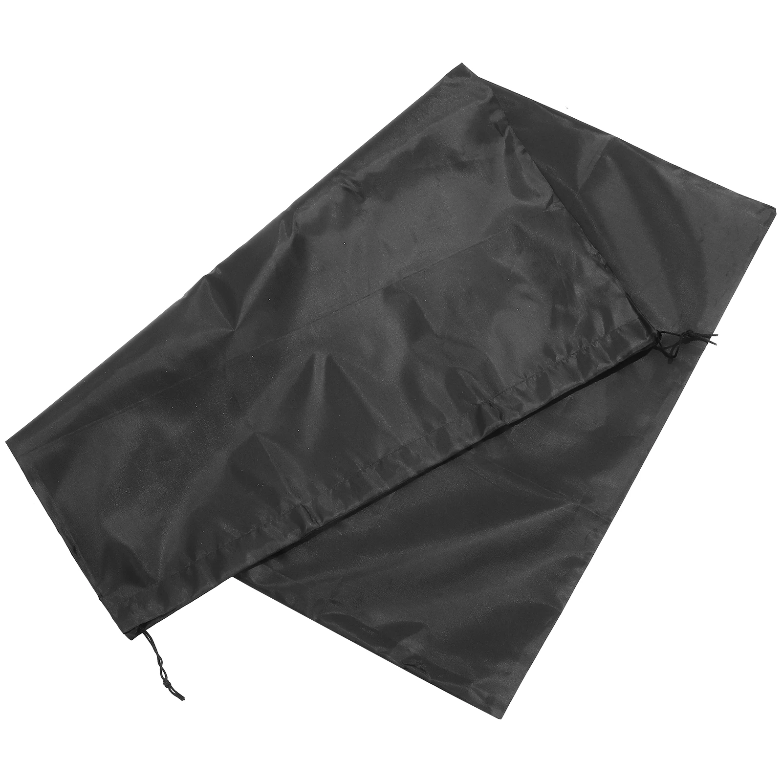 

Heavy Duty Laundry Bag Backpack Large Capacity Black Camping Travel Storage Drawstring Dirty Clothes Folding Home Use