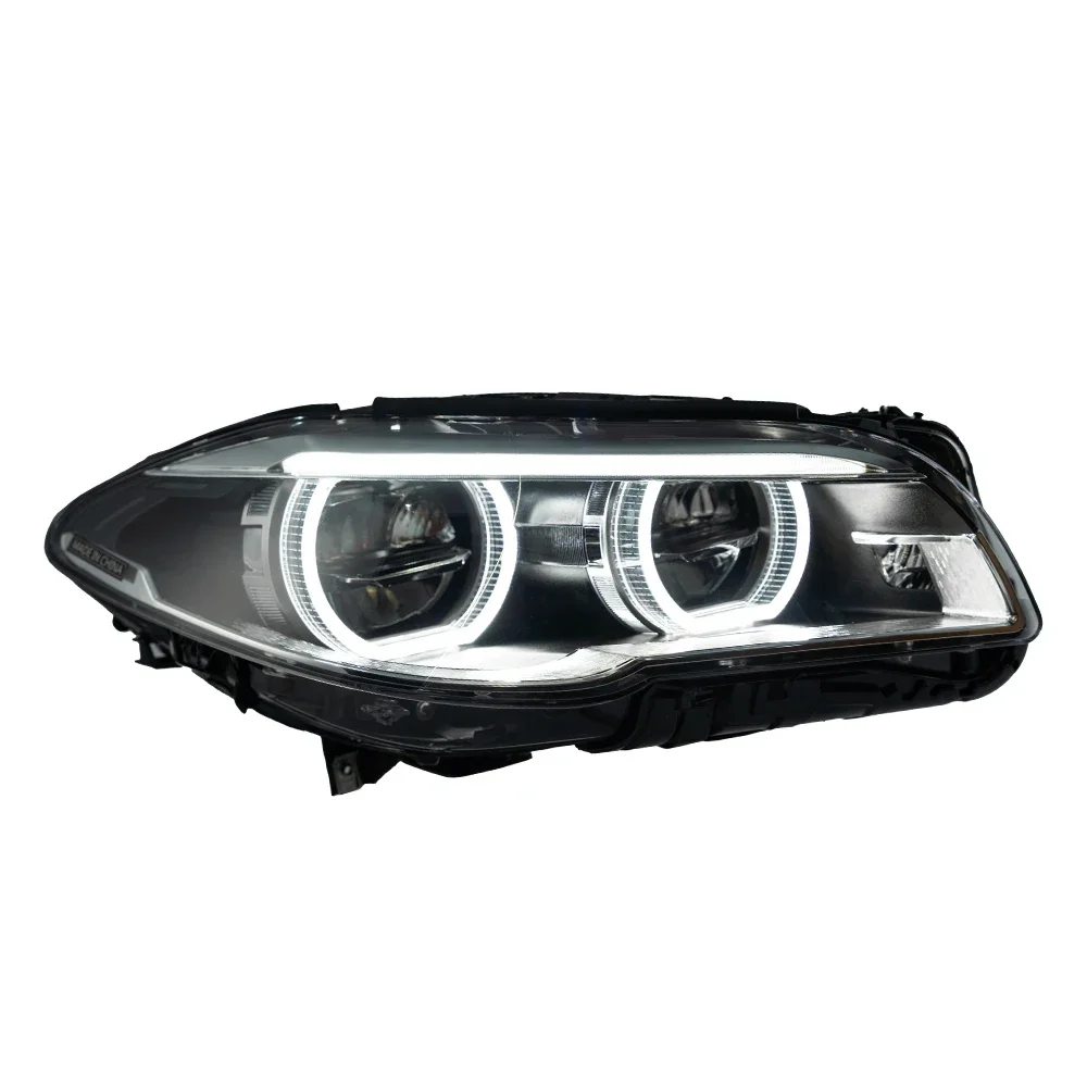 Car Lights for F10 F11 F18 2011-2016 5 Series 520i 525li 530li Upgrade High Configure Angel Eyes Design Lamp Tool Accessories