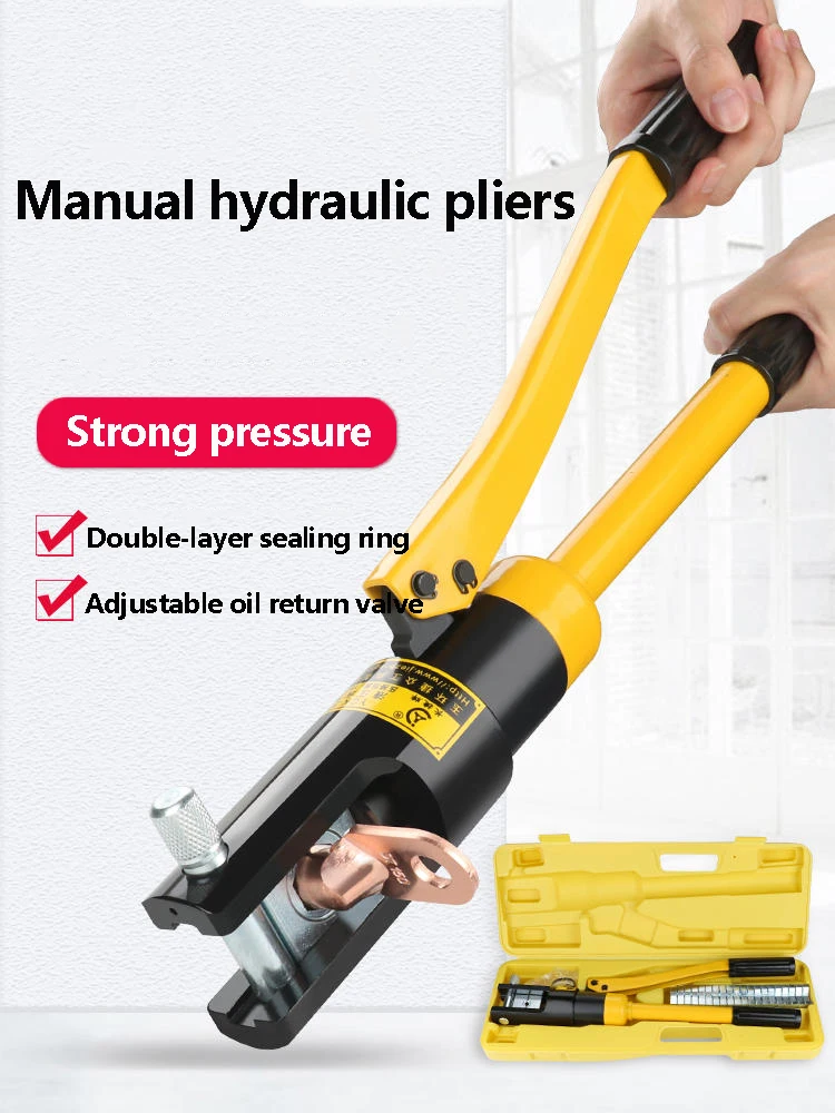 Hydraulic Pliers YQK120 (10-120) Portable Cable Manual Crimping Tool