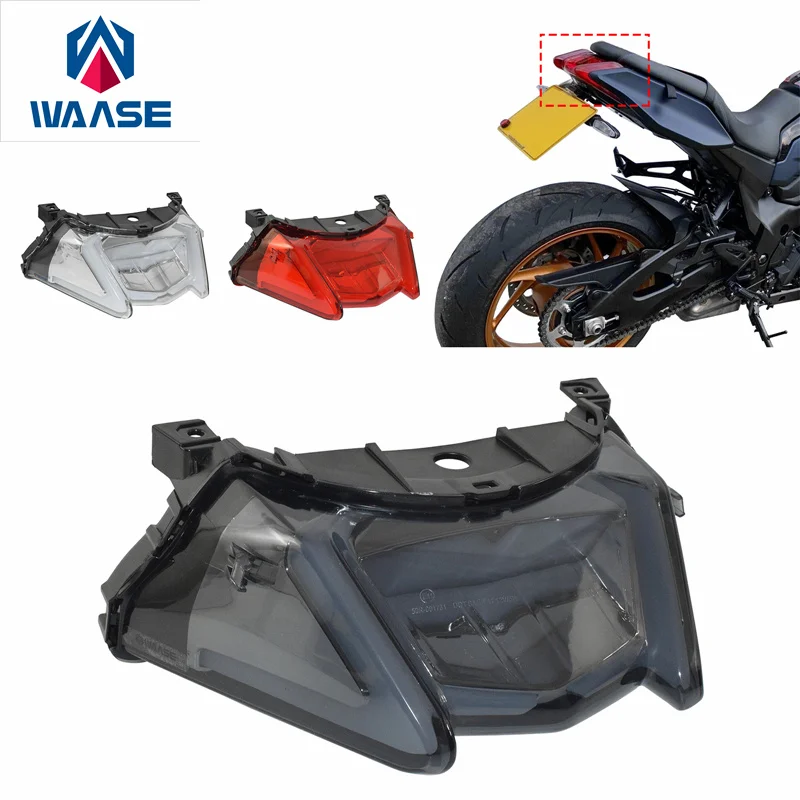 waase For Suzuki Katana 1000 GSX-S GSXS 1000S 2019 2020 2021 2022 2023 E-Mark Tail Light Brake Turn Signals Integrated LED Light