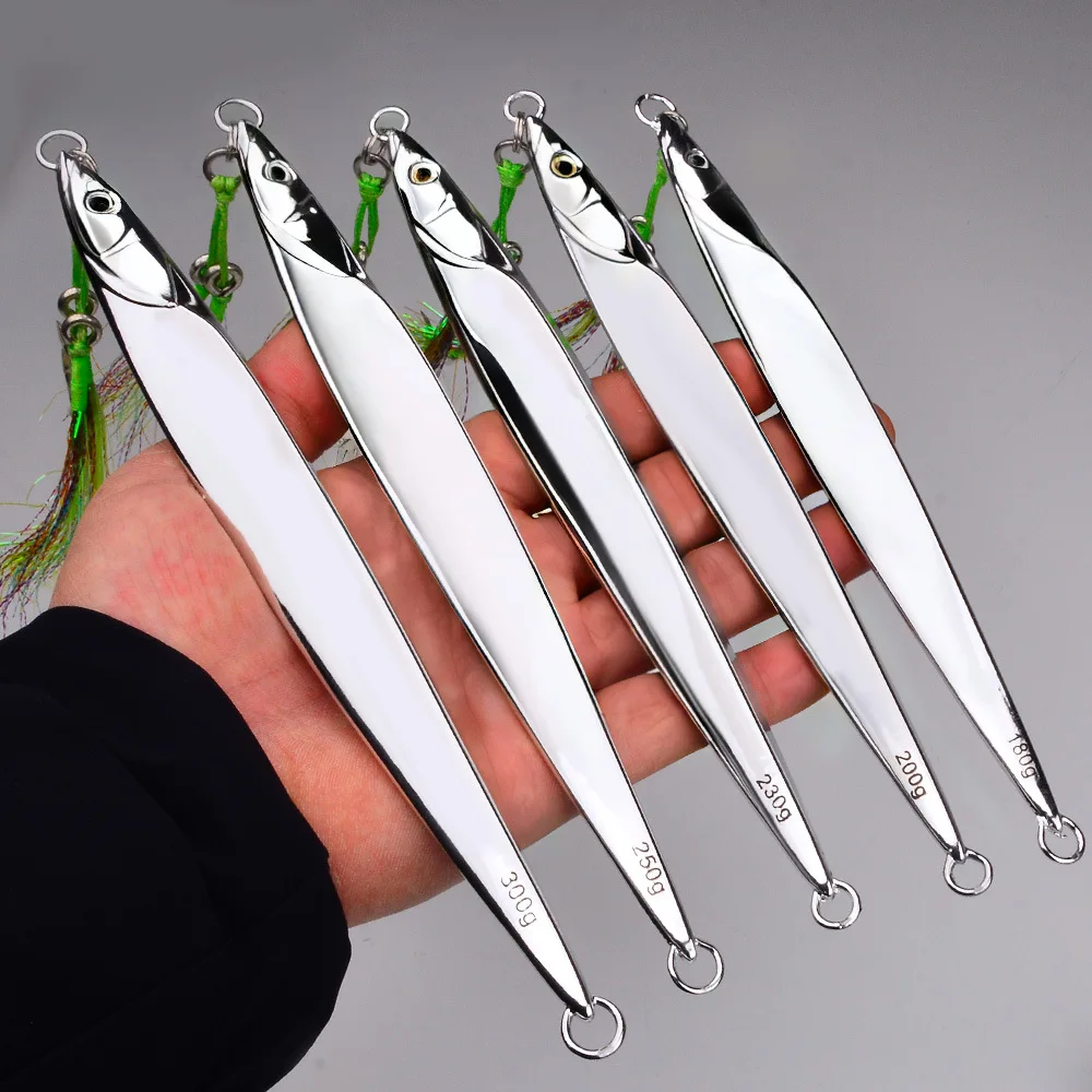LHFSH Jigs Metálicos con Anzuelos de Acero para Lubina y Trucha - imagen 3