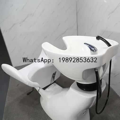 CZ Shampoo Bed Simple Barber Shop Salon Special Sitting Semi-Lying Water Flushing Bed