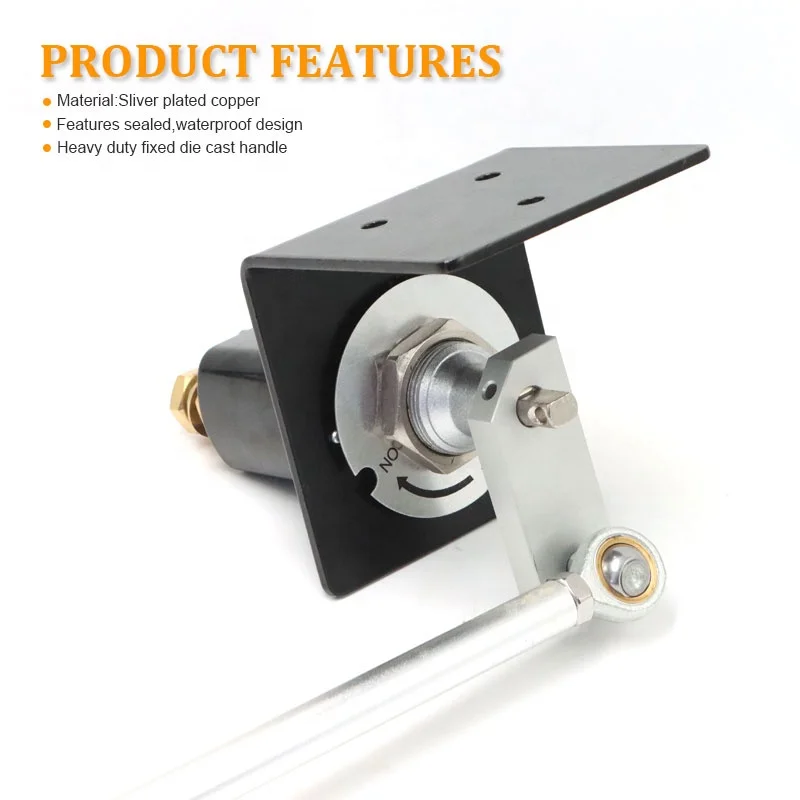 

Выключатель-разъединитель 300А 24В DC с железным стержнем для отключения аккумулятора, для автомобилей, морского транспорта, автодомов, грузовиков. Аксессуары для авто.