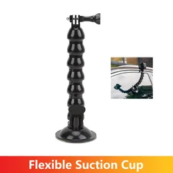 Esnek Gooseneck vantuz eylem kamera GoPro Hero için araç montaj tutucu 13 12 11 10 9 8 DJI eylem 5 4 3 Insta360 X5 X4 X3