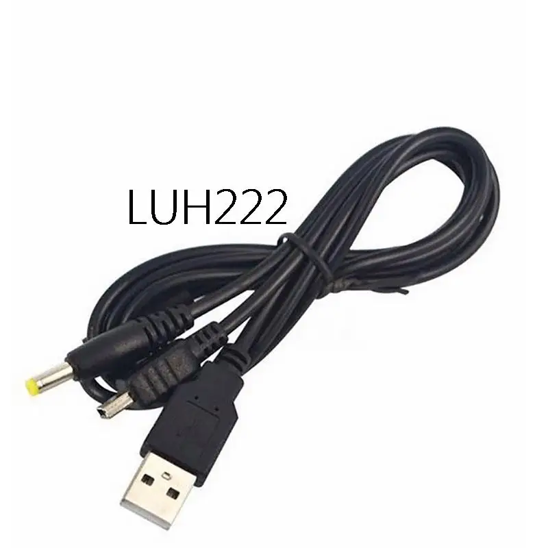 2-In-1 USB Data Cable Charger Charging Cord For PSP 2000 3000 Gaming Accessories