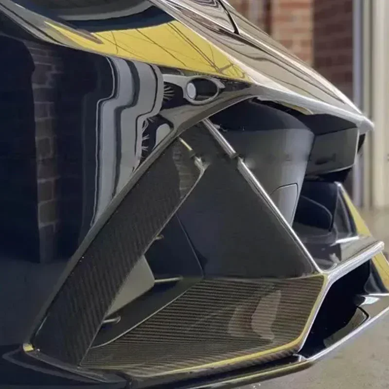 Hot SalesLight Weight N Style Front Lip Splitter For Huracan NOVT Dry Carbon Fiber Front Bumper