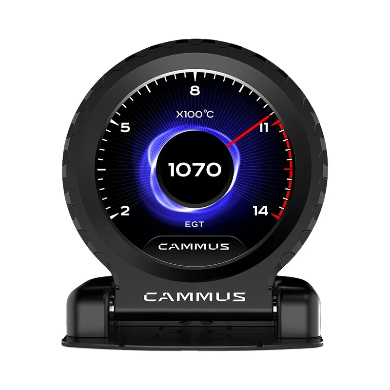 Cammus High Performance Multi Parameters Lcd Gauge Factory 4 Colors Display Car Accessories