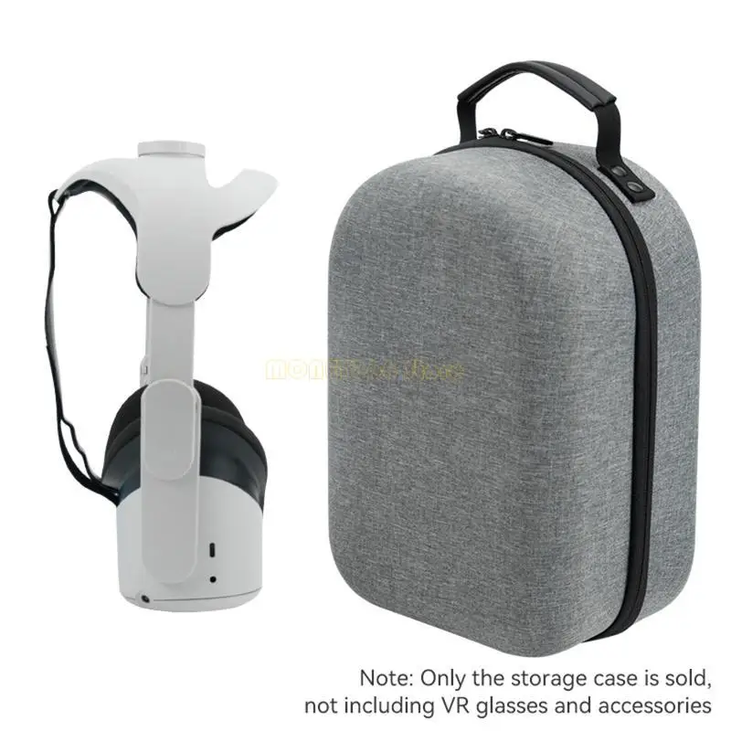 F62C Hard EVA Storage Box Protable Travel Carrying for Case Headband Accessories Bag for Oculus Quest 2