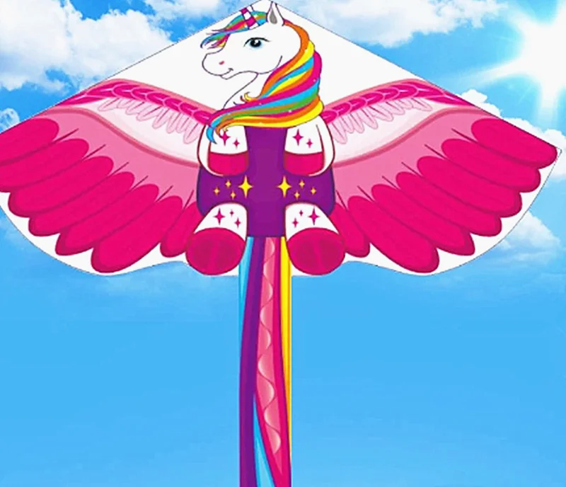 Envío Gratis pony kite juguetes al aire libre linha de pipa cerf volant enfants carretilha de pipa deporte kite cielo buceo paracaídas 	   diversión