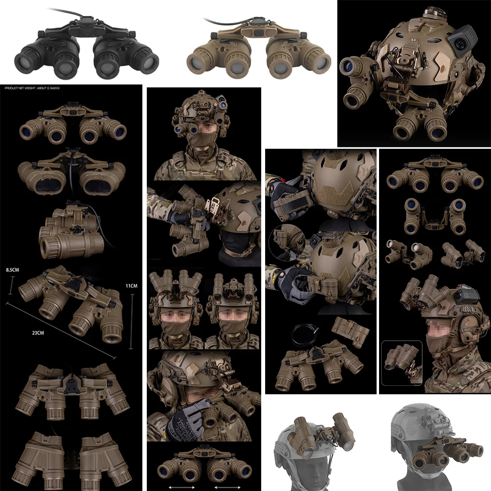 

НОВЫЙ уличный CS игровой тактический шлем с боковым переворачиванием GPNVG-18, очки ночного видения NVG, манекен, модель без функции