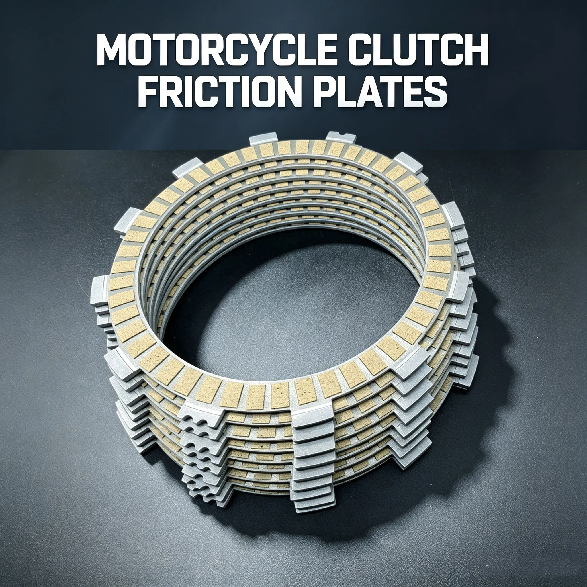 Clutch Friction Plates Discs Fits Yamaha XV1700 Road Star Silverado 2004-2010 XV1700 Road Star Warrior 2002-2010 - view 2