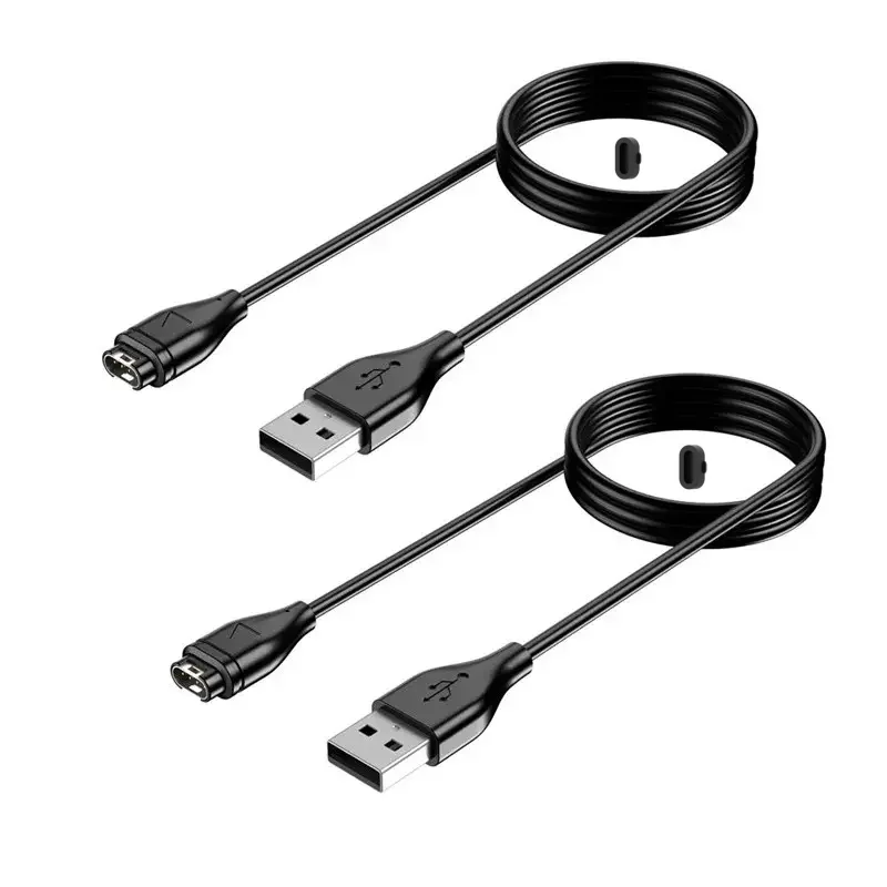 Fast Charging Cable Cord For Garmin Fenix 8 7 7S 7X 6 6S 6X 5 5S 5X Vivoactive 3 4 4S Venu 2 Charger With Dustproof Plug Cover