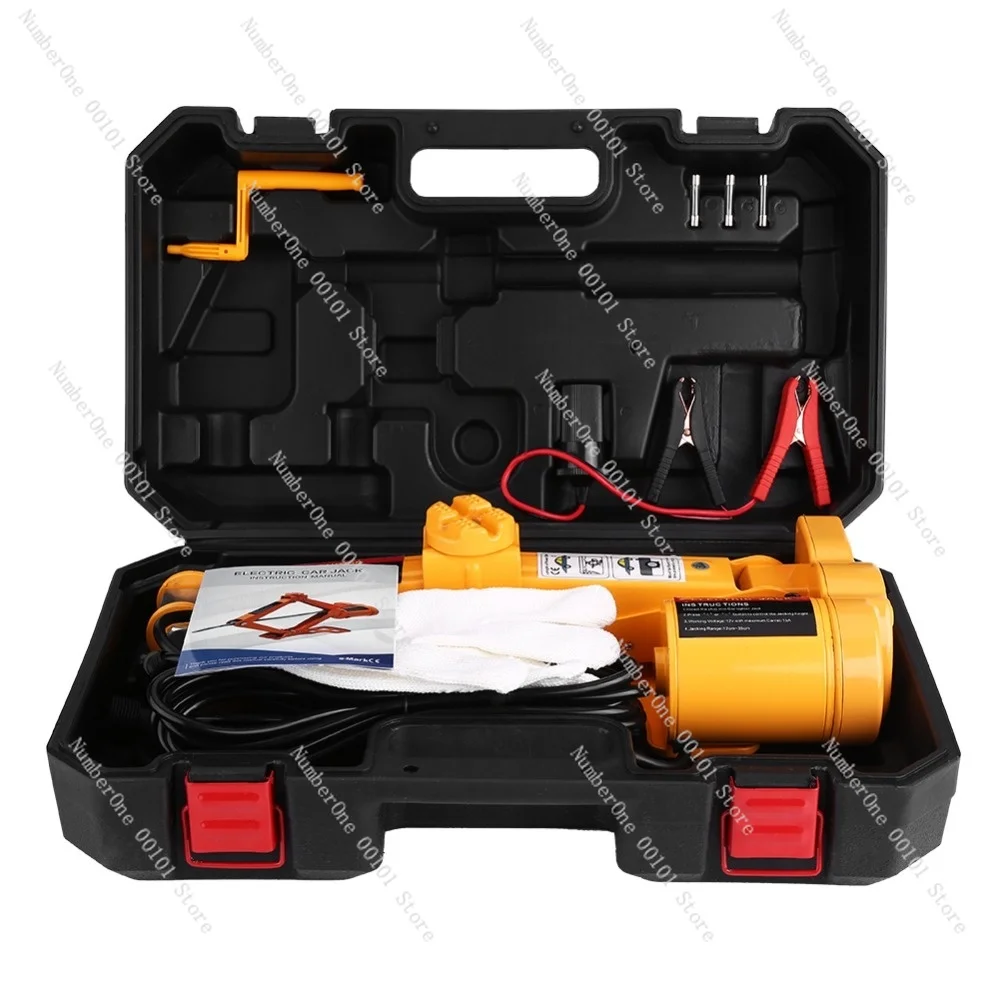 2Ton/ 3Ton 12V Electric Lifting Jack Car Automatic Jack Garage Emergency Equipment Tools Controller Handle Clamps With Box