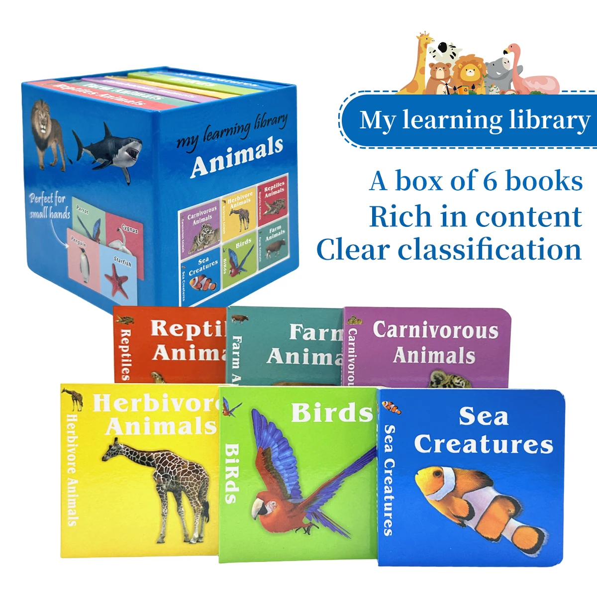

"Explore Different Animal Groups: A 6 - Book Collection