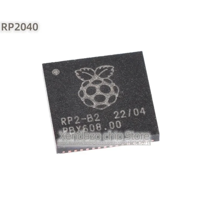 5pcs/lot RP2040 Silk screen printing RP2-B2 QFN-56 package Original genuine ARM Cortex-M0 133MHz Microcontroller chip