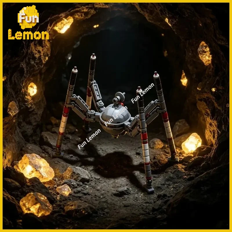 Homing Spider Droid Robot Building Blocks MOC Multi Joint Mechanical Model Creative Leisure Gift For Collectors