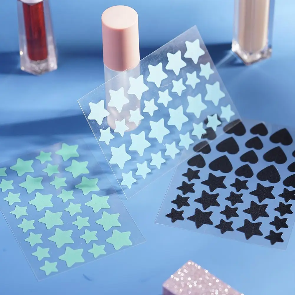 الملونة ستار حب الشباب التصحيح تحسين النساء الجلد الغروانية المائية حب الشباب أداة غير مرئية حب الشباب غطاء بثرة التصحيح أدوات العناية بالبشرة شكل نجمة