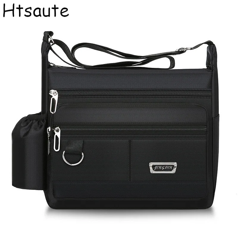 

New Men's Handbag Cross-Body Bag Casual Single-Shoulder Bag Fashionable And Simple Multi-Layer Storage Business Man's Bags