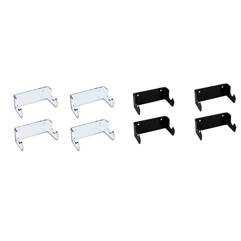 

4Pcs Skateboard Wall Hanger Acrylic Board Hanging Rack Snowboarding Mount Holder Hook Storage Accessories