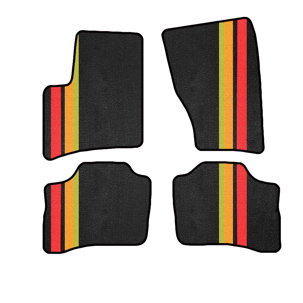 Car Mats With Buttons For Porsche cayenne 2011–2018 E2 92A Bridge side height 10cm Car-Specific Mats Floor Mats