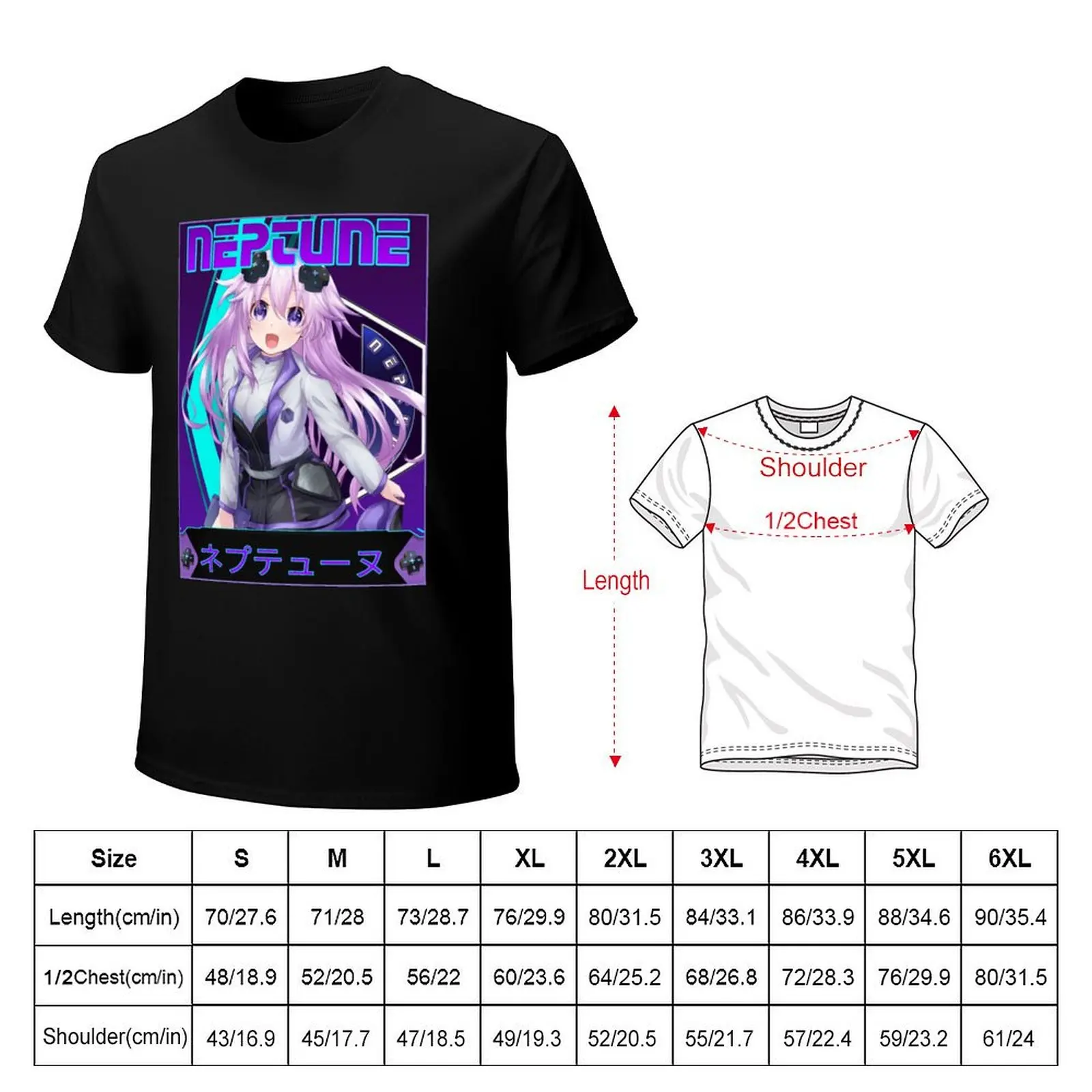 Epicdimension Neptunia (Neptune) T-Shirt t shirts for man pack white T-Shirt