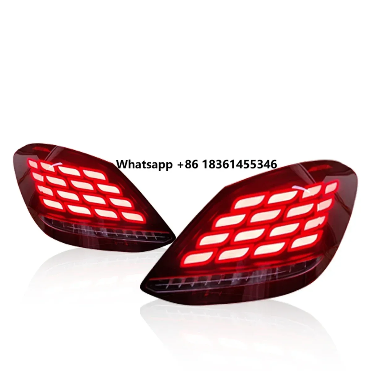 

C Class W205 2015-2021 Dynamic Turn Signals New LED Taillight Upgrade Modified Full Tail Lamp Car Accessories