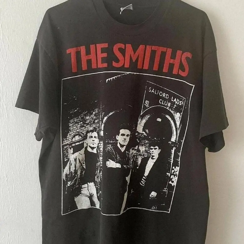 The Smiths Band Vtg Salford Lads Club 80s Tour Rock Band Unisex Tshirt KH3378