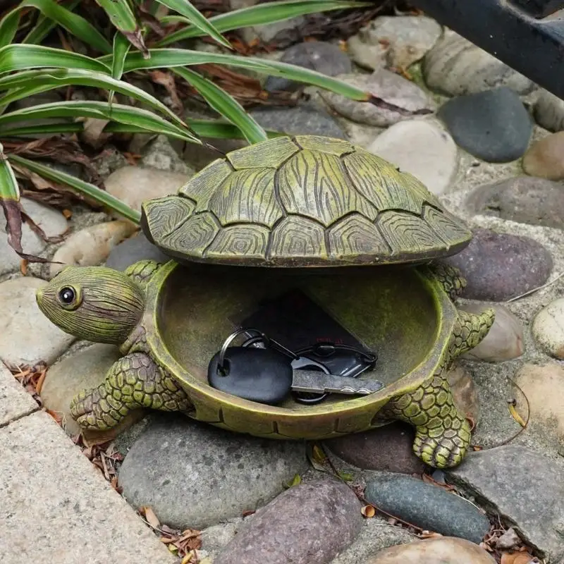 Turtles Resin Jewelry Storage Box Decorative Organizers For Home Office E0BF