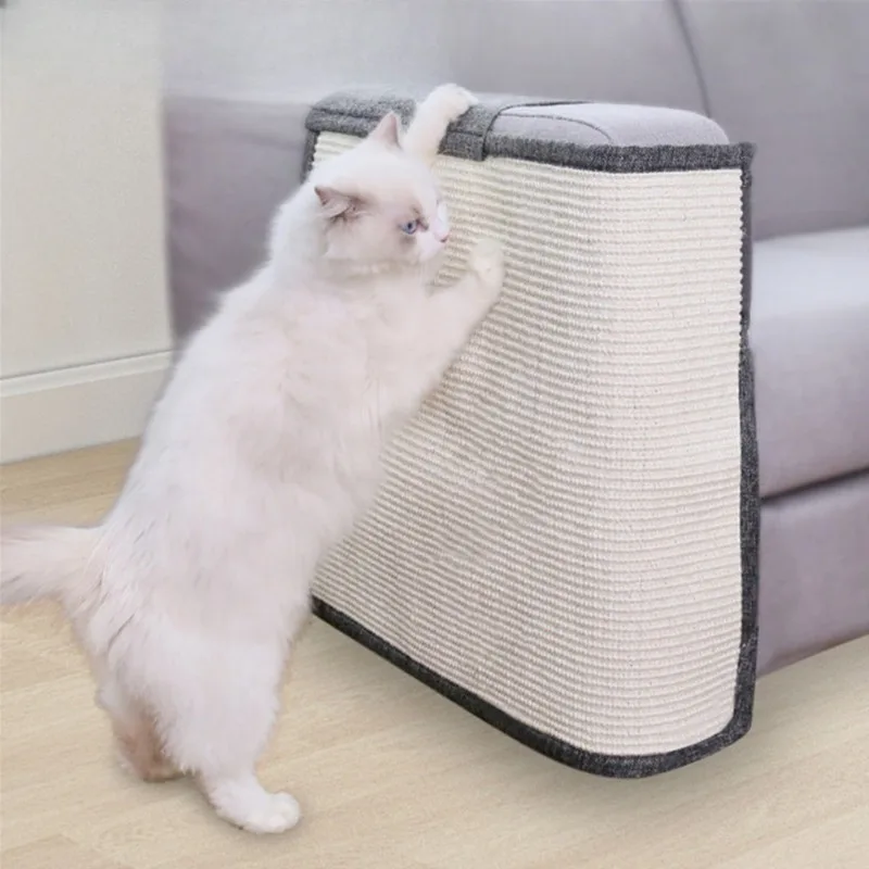

Sisal anti-cat scratch sofa protection scratch cat paw board pad protective cover leather wall bed furnitu