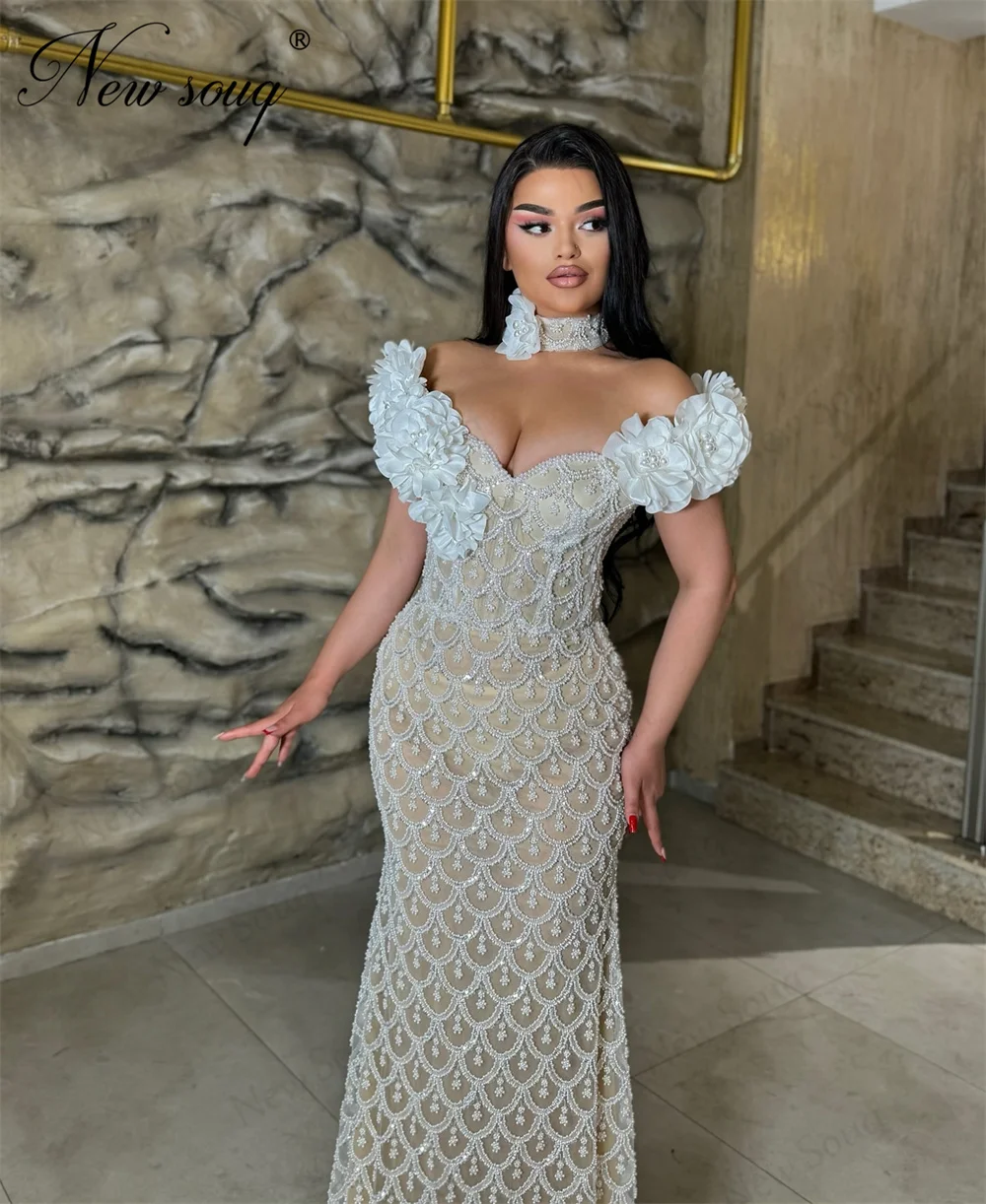 New Elegant Off Shoulder Celebrity Dresses Haute Coutures Beading Crystals Evening Dress Vestidos De Coctel Wedding Party Gowns