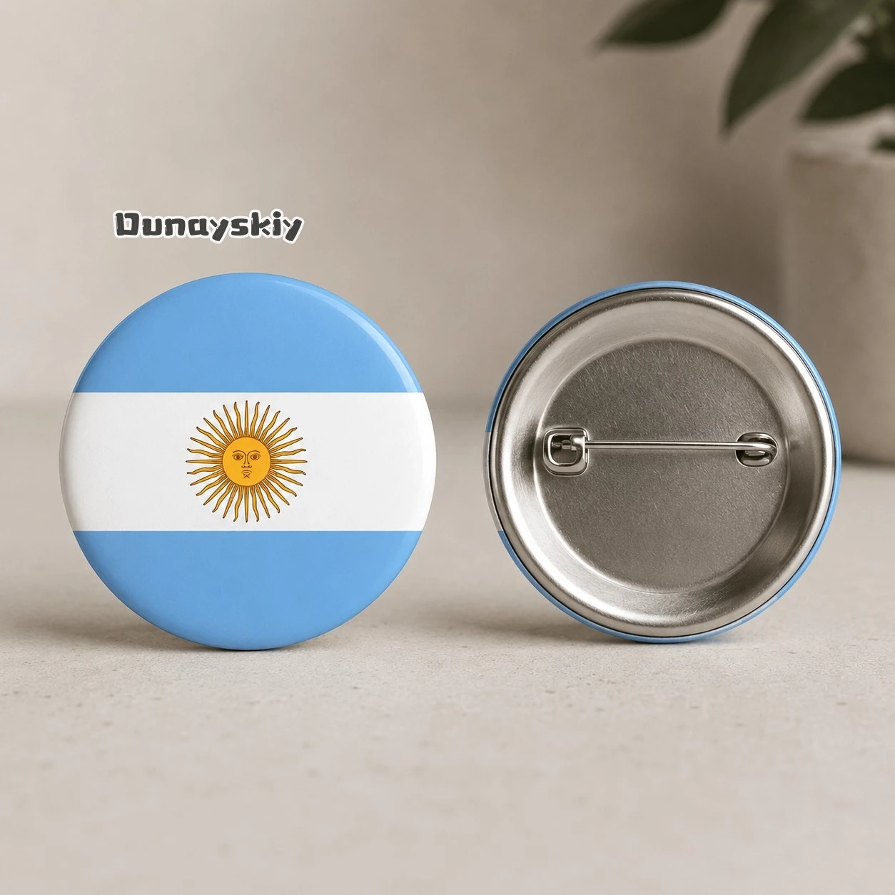 National Flag Country Cartoon Style Badge Brooches On Backpack Decoration Round Enamel Pins For Accessorys Cosplay Badge