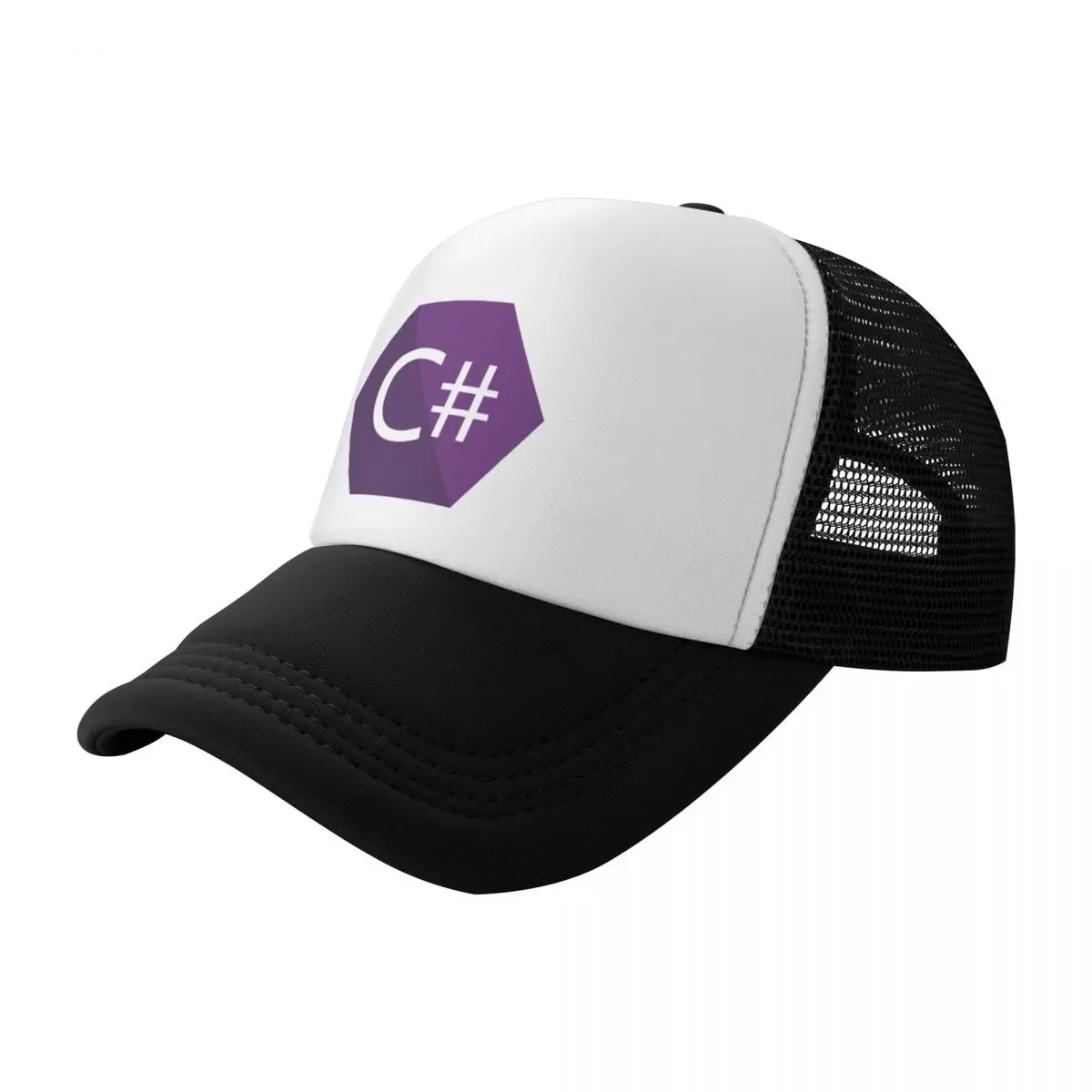 

C# C Sharp Programmer Baseball Cap Luxury Man Hat men's big size hat hard hat Sunscreen Men Hats Women's