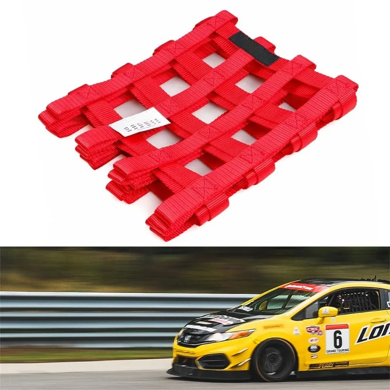 Racing Window Protective Net, Nylon Sunshade Net for Off-Road Car Modification Parts