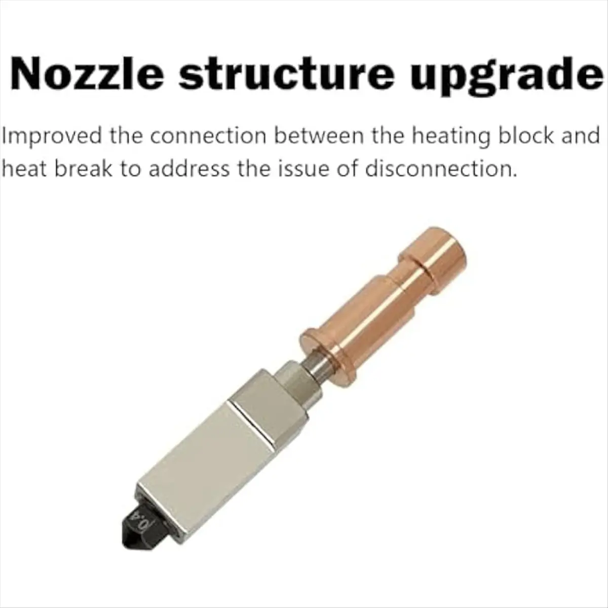 Latest ABBQ-2x0.4MM Ceramic Hotend for S1 Combo Hot End Kit Print Head Block Hardened Steel Nozzle with Extra 2 Silicone Case