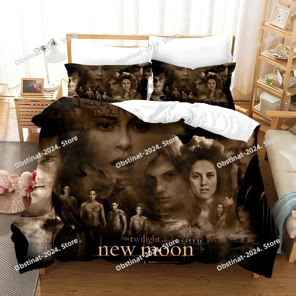 

3D New Movie Twilight Love Printed Bed Set Duvet Cover Pillowcase Bedding Set Bed Linen Sheet Quilt Cover Full Queen King Size
