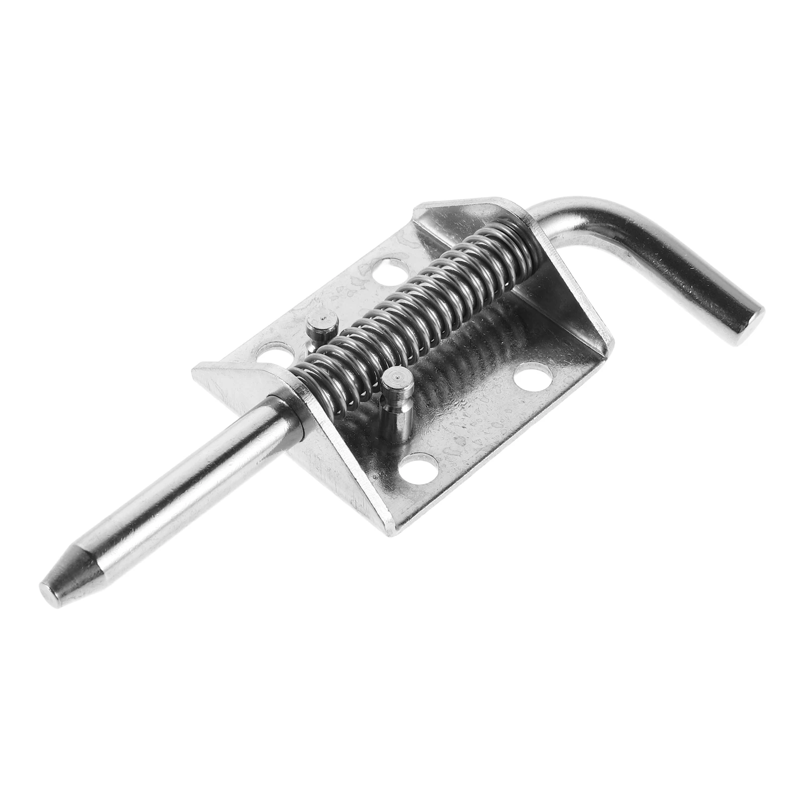 

Stainless Steel Pin Door Lock Hitch Cabinet Latch Spring Load Locks Trailer -shaped