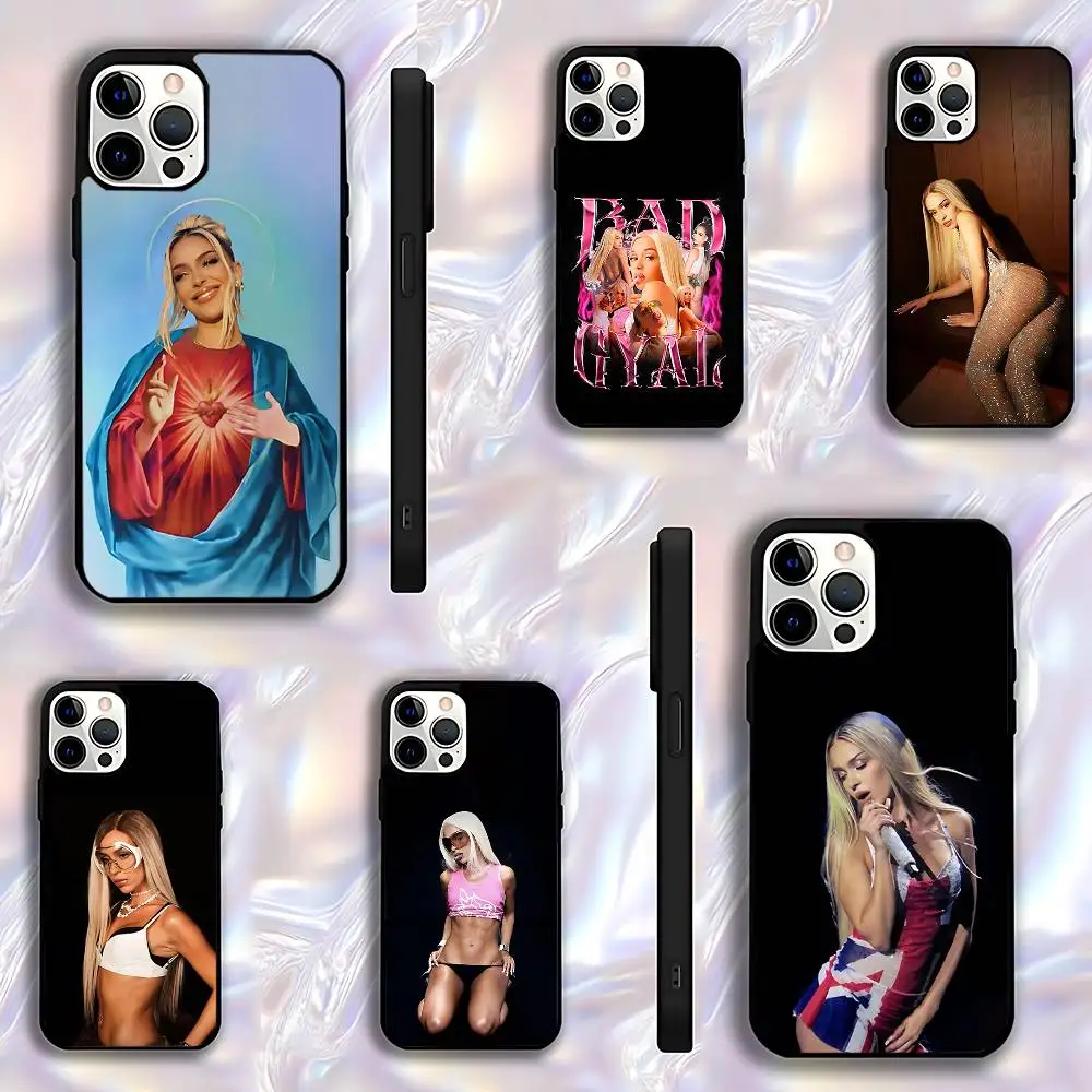 

B-Bad Gyal Da Me Phone Case For iPhone 17,16,15,14,13,12,11,Pro,Max,Plus,E,Air,Mini Protective Black Cover