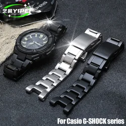 For Casio G-SHOCK GST-B100 W300 precision steel watch chain 410 310 S110 W130L 400G S310 S210 S120High quality metal watch band