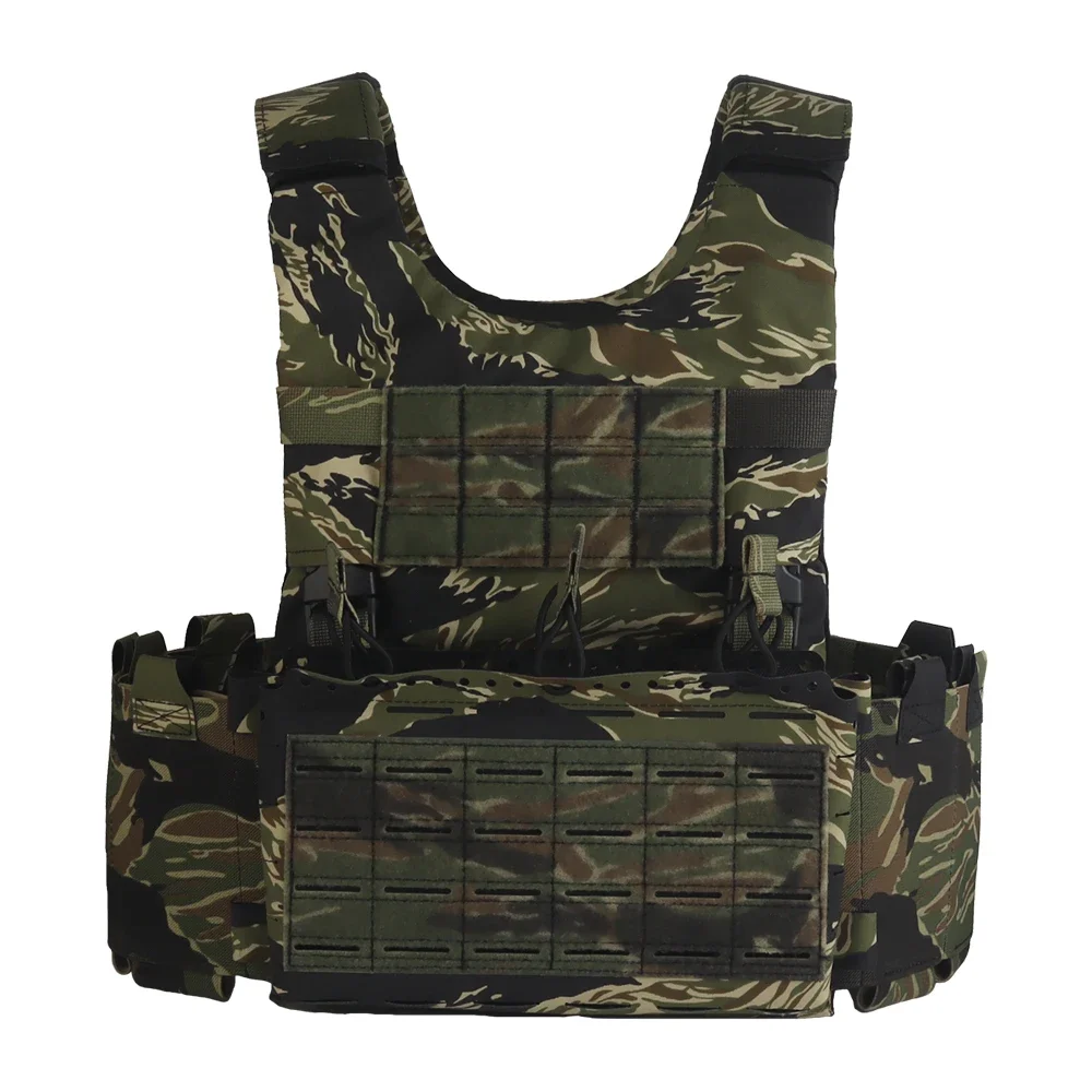 Portador de placa táctica LV-119 Airsoft multiusos rayas tigre con bolsa - imagen 3
