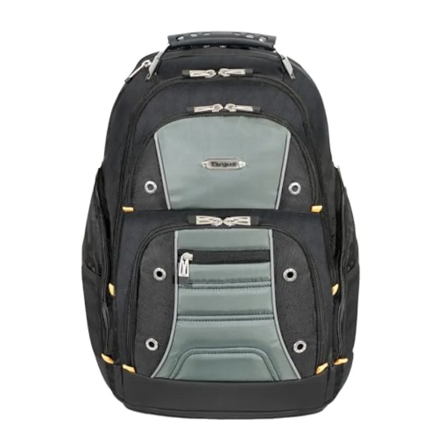 Mochila para portátil Drifter II, mochila negra/gris para hombre para negocios y viajes, material duradero resistente al agua, con capacidad para hasta 1