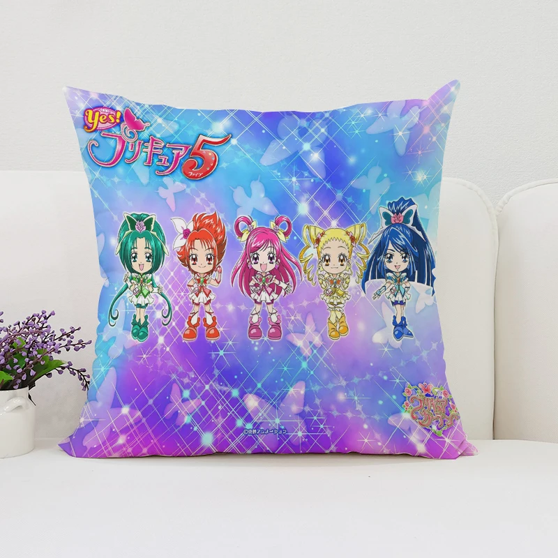 Decorative Pillow Cover 45x45 Cushions Covers P-Pretty Cure Pillowcases for Pillows 45x45 Home Decoration Cushion Cover 45*45