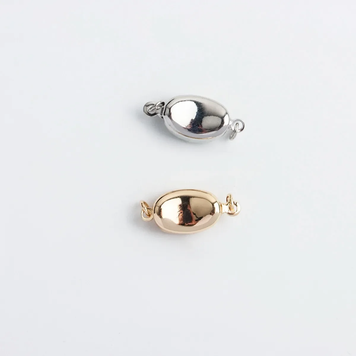 

18K Copper-plated Real Gold Color Ship Ingot Buckle Pillow Buckle Pearl Stick Buckle DIY Bracelet Necklace Accessories